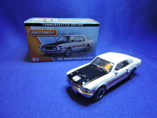 Matchbox 1 Commemorative Edition 1968 Ford Mustang GT/CS